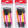 imageMod Podge FBA Scrapbooking Foam Brush Set 4Piece Assorted 4 CountPack of 2