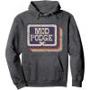imageMod Podge Retro Logo HoodieDark Heather Grey
