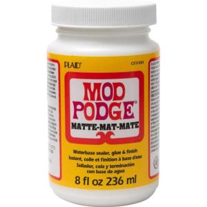 imageMod Podge Matte Sealer Glue ampamp Finish AllinOne Craft Solution Quick Dry Easy Clean for Wood Paper Fabric ampamp More NonToxic  Craft with Confidence Made in USA 32 oz Pack of 18 oz
