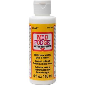 imageMod Podge Matte Sealer Glue ampamp Finish AllinOne Craft Solution Quick Dry Easy Clean for Wood Paper Fabric ampamp More NonToxic  Craft with Confidence Made in USA 32 oz Pack of 14 Fl Oz Pack of 24