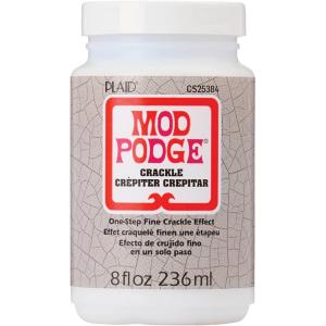 imageMod Podge OneStep Crackle Medium 8 fl oz Premium Acrylic Sealer Perfect for Easy to Apply DIY Arts and Crafts CS25384 Clear