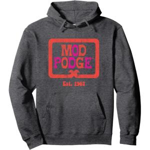 imageMod Podge Vintage Logo Hoodie Pullover HoodieDark Heather Grey
