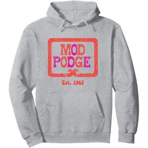 imageMod Podge Vintage Logo Hoodie Pullover HoodieHeather Grey
