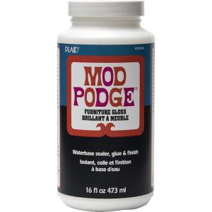imageMod Podge Waterbase Sealer Glue and Finish for Furniture 16Ounce CS15126 Gloss Finish