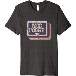 imageMod Podge premium retro logo tshirtDark Heather Grey