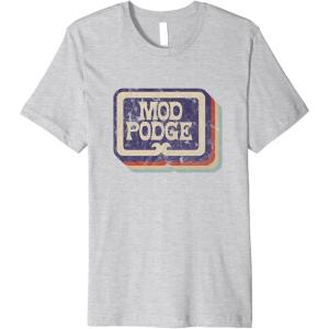 imageMod Podge premium retro logo tshirtHeather Grey