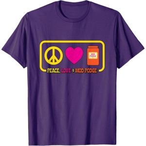 imagePeace Love ampamp Mod Podge TPurple