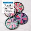 imageMod Podge Coasters Wood Set of 4 Kit Pouring Surface for Epoxy DIY Supplies for Resin Arts and Crafts Projects 25485