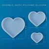 imageMod Podge Hearts Silicone Set of 3 Molds Kit DIY Epoxy Resin Supplies for Arts and Crafts 27578