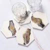 imageMod Podge River Set of 5 Coaster Kit Surface for Epoxy DIY Wood Pouring Supplies for Resin Arts and Crafts 56934E