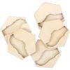 imageMod Podge River Set of 5 Coaster Kit Surface for Epoxy DIY Wood Pouring Supplies for Resin Arts and Crafts 56934E