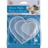 imageMod Podge Hearts Silicone Set of 3 Molds Kit DIY Epoxy Resin Supplies for Arts and Crafts 27578