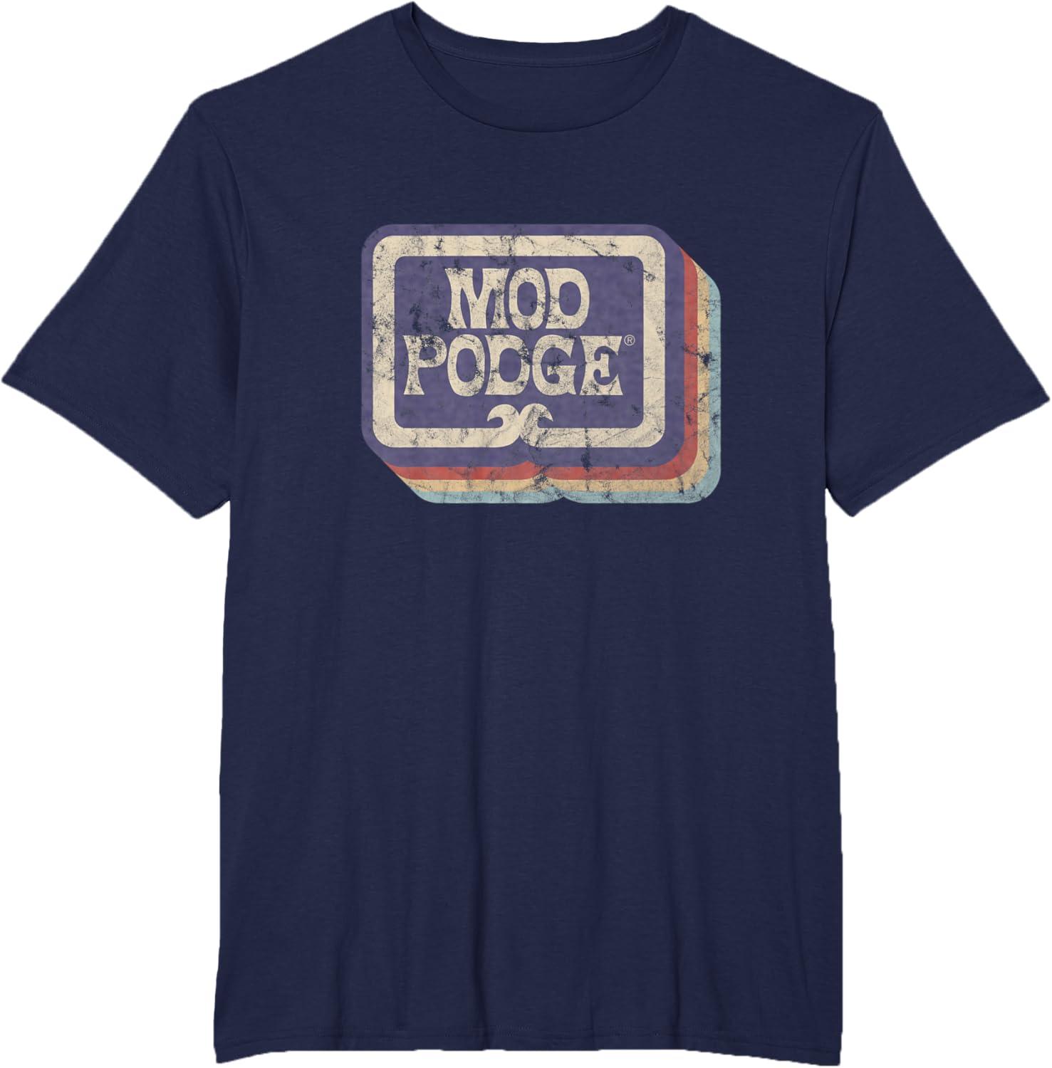 imageMod Podge Retro Logo Tshirt TShirtNavy Blue