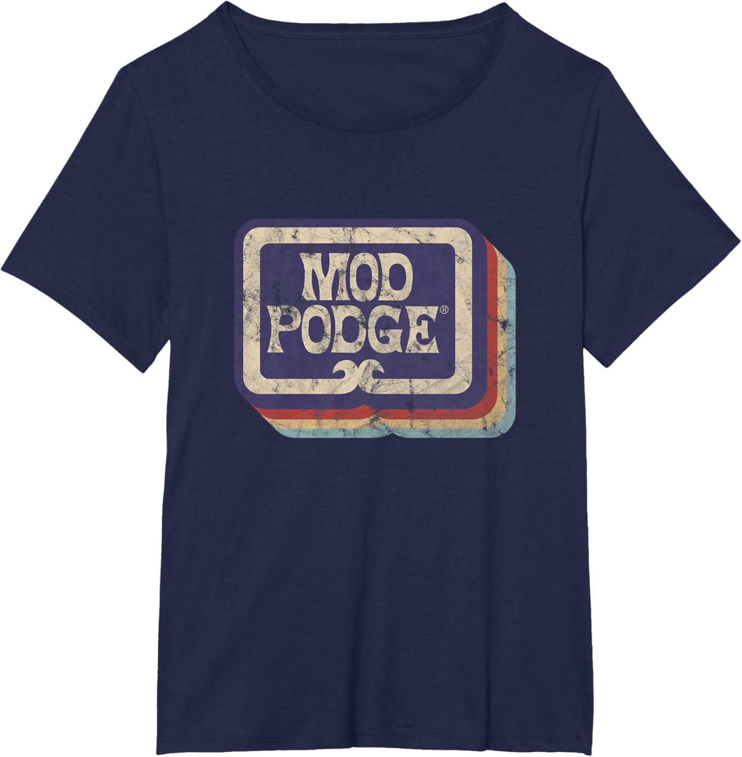imageMod Podge Retro Logo Tshirt TShirtNavy Blue