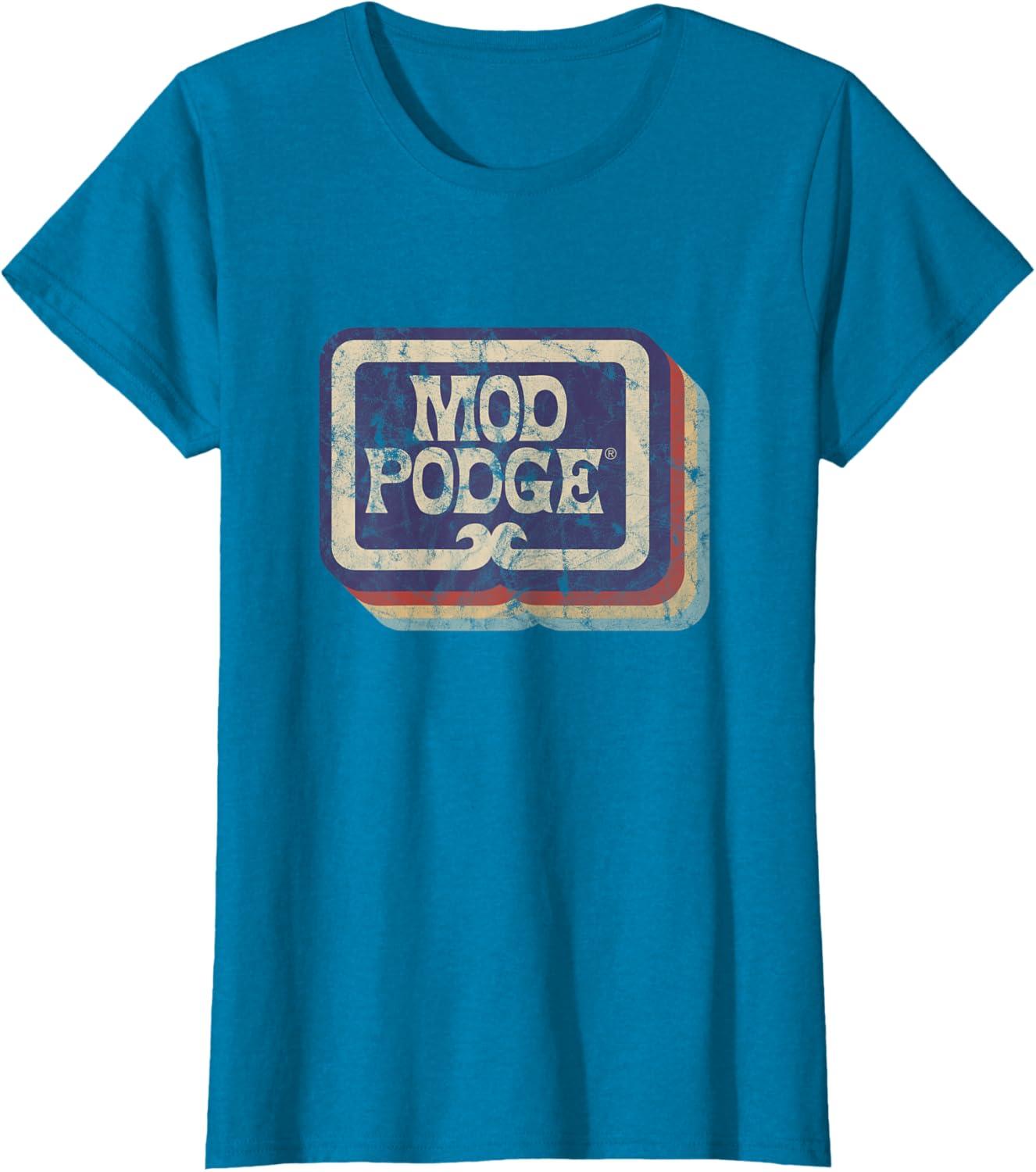 imageMod Podge Retro Logo Tshirt TShirtSapphire Blue