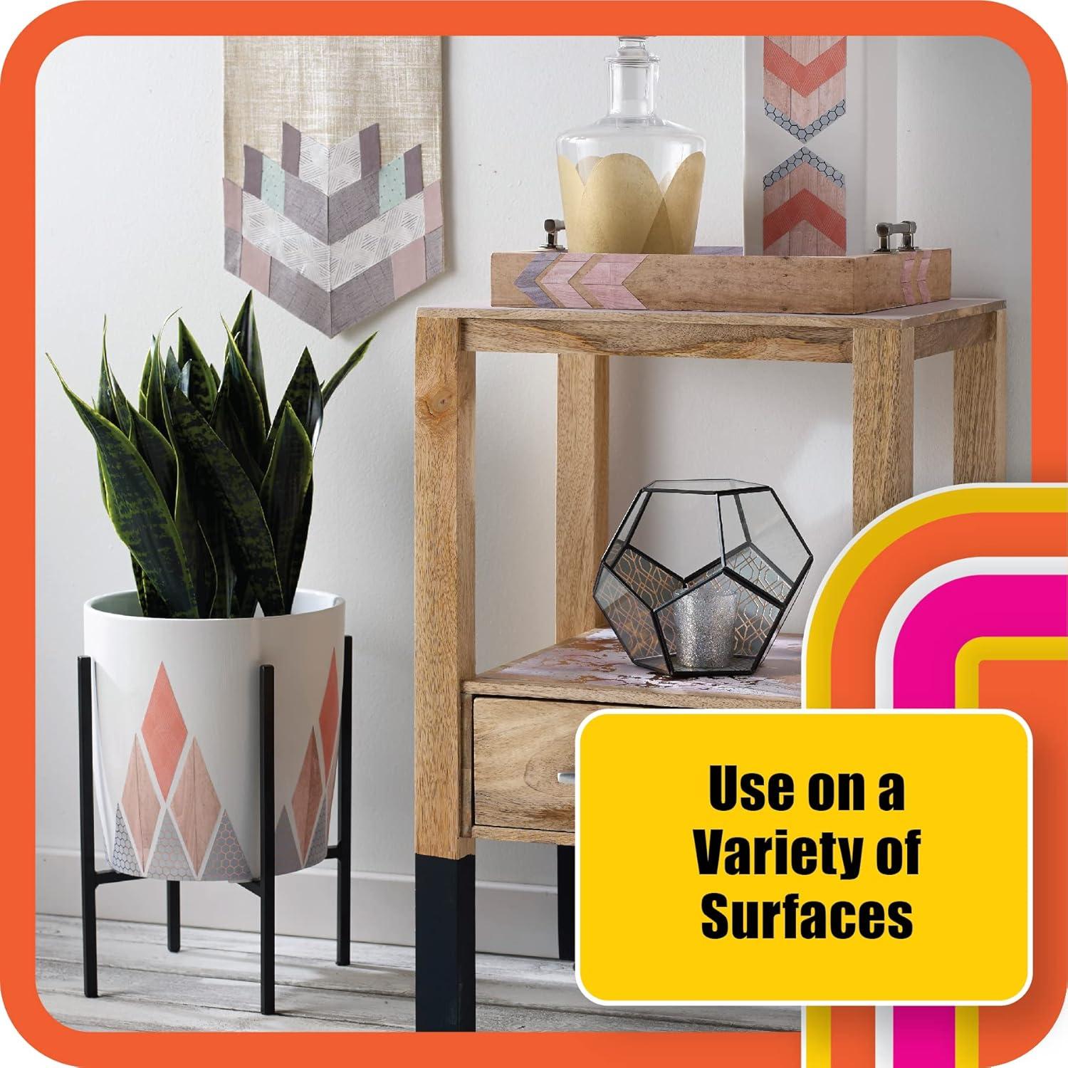 imageMod Podge Complete Decoupage 4 Piece Starter Set Perfect for DIY Arts and Craft Supplies CS27584 Clear